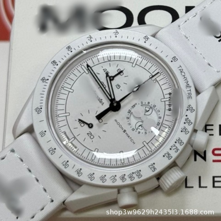 12 moon phase white