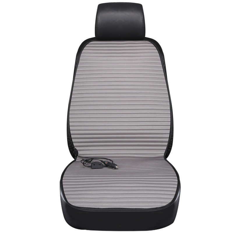 Cuscino riscaldato elettrico invernale per auto, sedile singolo da 12 V_voghion.com