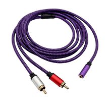 3.5mm���D2RCA һ�ֶ����l�� 3.5���^�D�pɏ�� 2RCA ��2RCA���l��