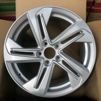 D50 Beijing Baic Ap5 Wheel – Hub - wheel-hub-tire-pressure-valve-center-cap-silver