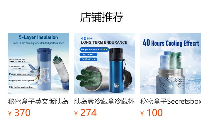 Secretsbox English Version Insulin Cooler New Model Amazon