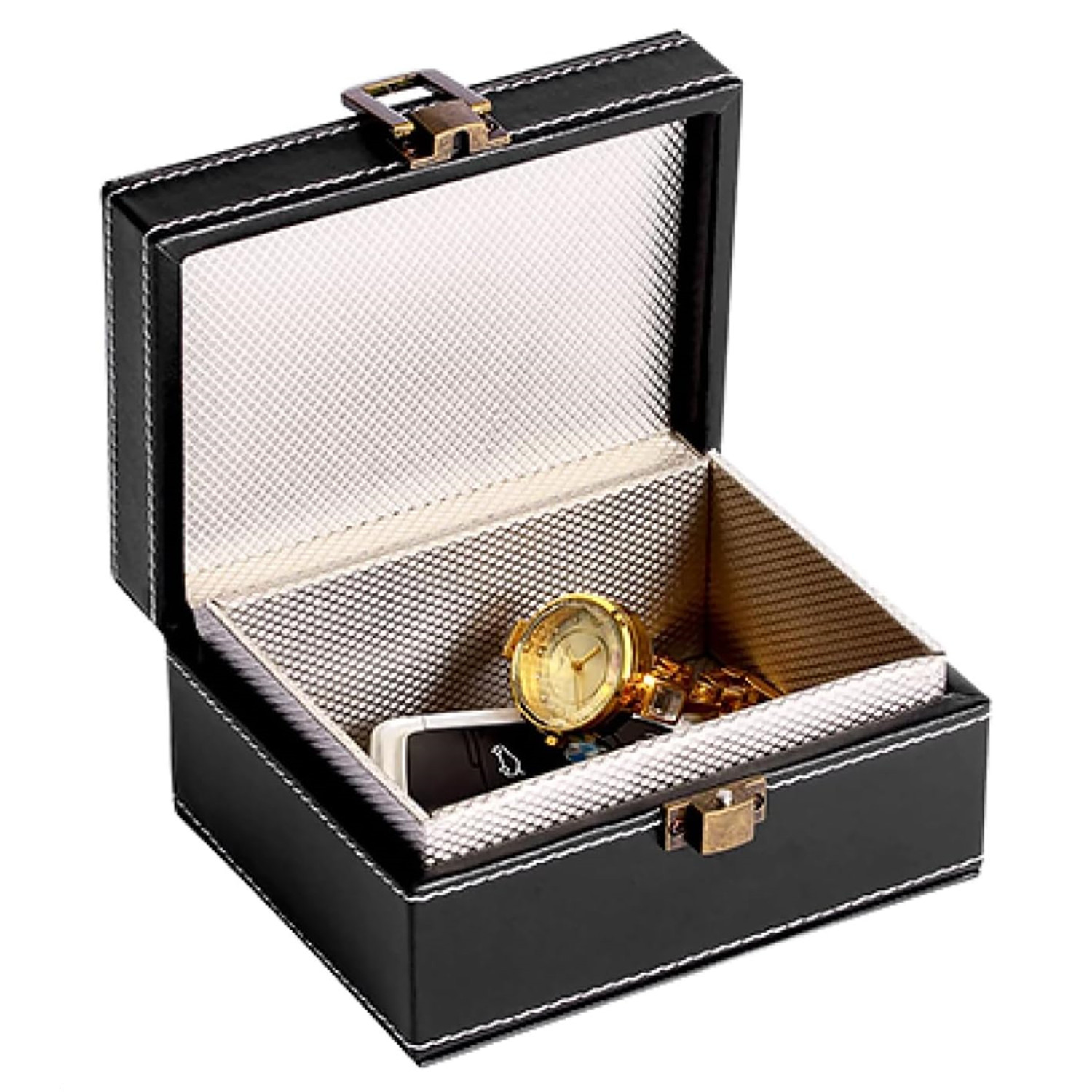 促销现货亚马逊新款法拉第屏蔽盒汽车钥匙隔离定位手机信号屏蔽盒