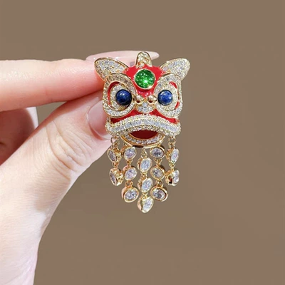 Festive National Trend Lion Dance Yaxa sancaqları