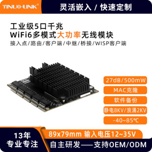 Medical Equipment Industrial Grade Wireless Ap Satellite Ai Robot High Power Dual-Band Mini Router Motherboard Bridging