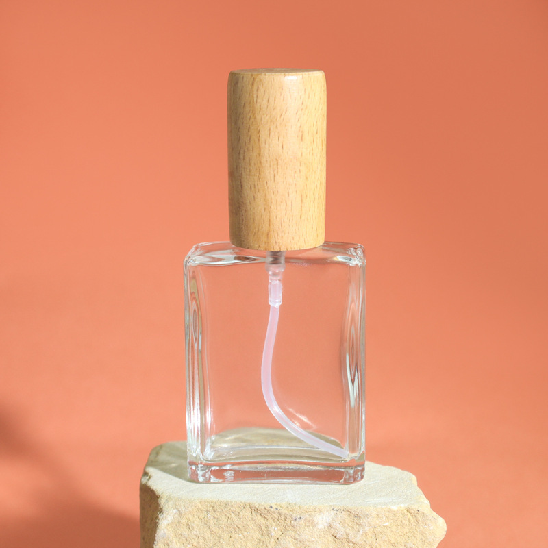 香水分注ボトル10ml 15ml 30ml角型ガラス香水瓶透明蒙砂香水スプレーボトル|undefined