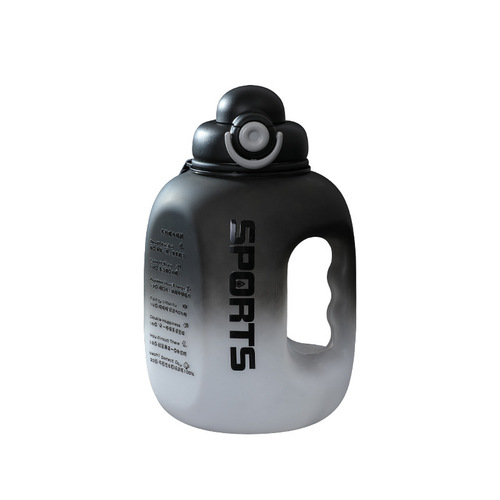 Hot Selling Large Capacity Ton Bucket Ton Outdoor Sports Fitness Men and Women Students Portable Plastic Cup Space Bottle Big Belly Water Cup 