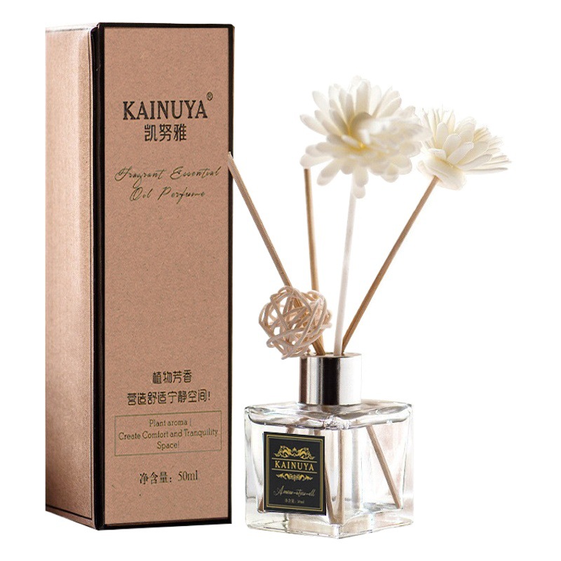 Aromaterapia libre de fuego aceite esencial ratán hogar dormitorio perfume fragancia duradera decoración aire fresco inodoro desodorante fragancia