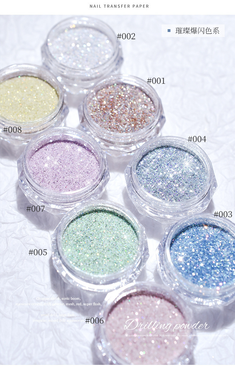 Nail Art Crystal Crushed Diamond Powder, Trendy New Product, Sparkling Mixed Micro Diamonds, Glitter Nail Sequins, Diamond Decorations