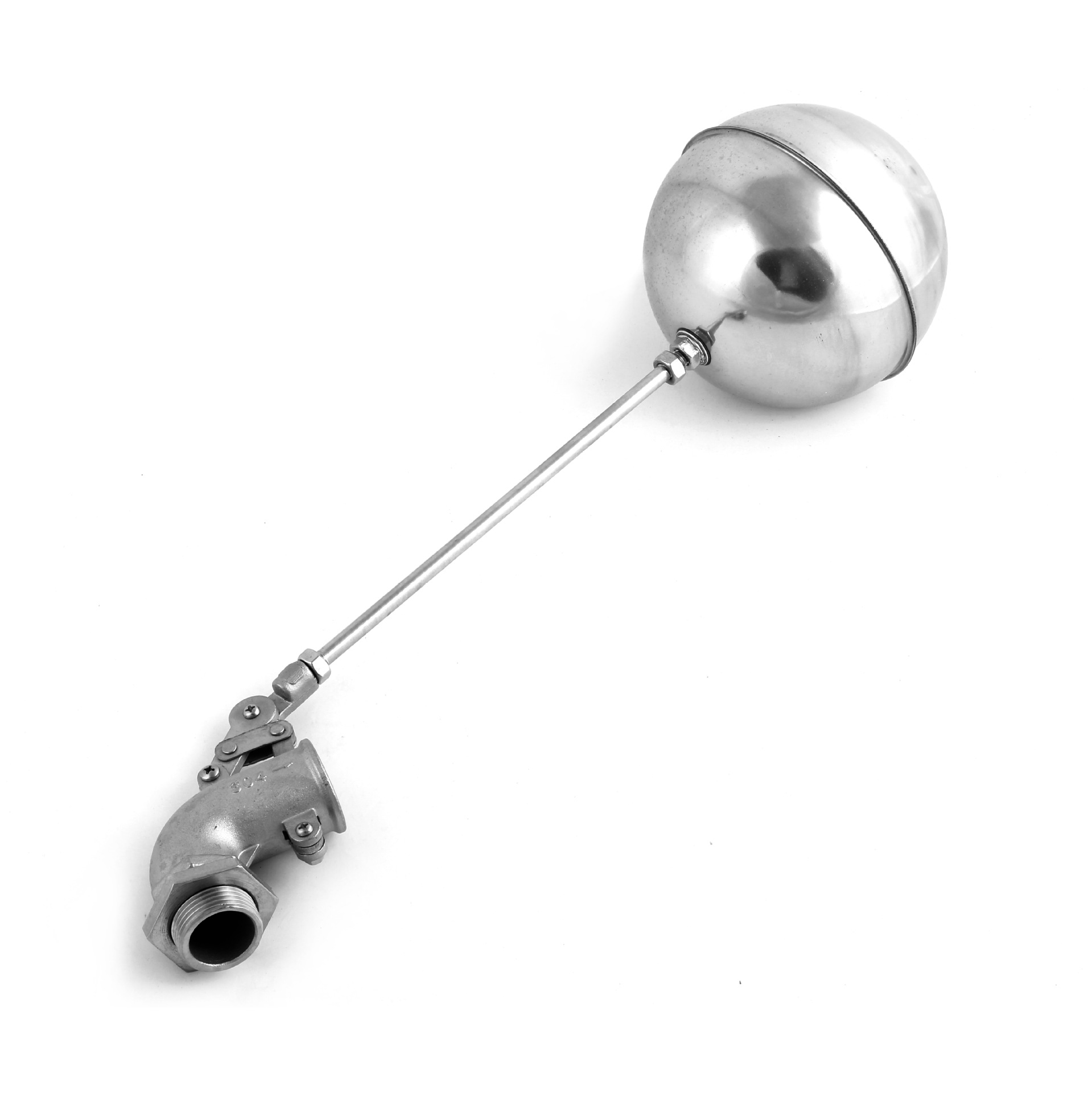 不锈钢浮球阀高温液压阀全自动水位控制阀可调节4分水箱水塔开关