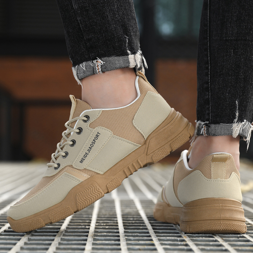 Men's Shoes 2026 Spring Outdoor Cross-Border Sports Shoes Retro Casual Shoes Workwear Style Hiking and Mountaineering Men's Shoes Wholesale