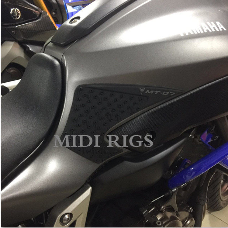 Suitable for Yamaha MT07MT-0713-19 modified fuel tank stickers, knee pads, anti-slip stickers, friction stickers, heat insulation side stickers