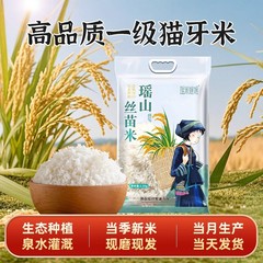 瑶米姐姐农家丝苗米当季新米现磨超长粒香大米正宗猫牙米真空1