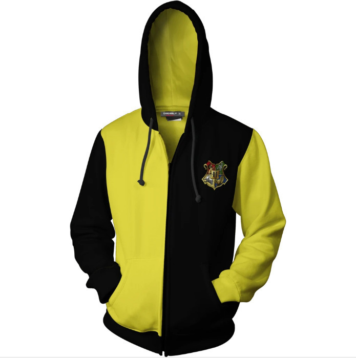 2022 cross-border new Harry Potter cartoon 3D sweater film and television anime peripheral cosp hooded cardigan