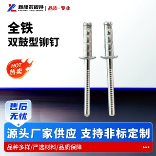双股型全铁抽芯铆钉 铁制拉钉多股拉铆钉双股拉铆钉 厂家直供