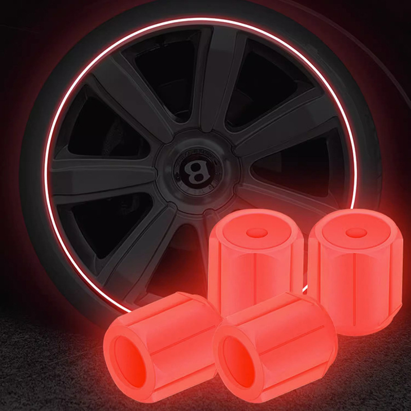 自動車用品メーカー直販車載タイヤスクリューキャップ保護カバーバルブ口夜光発光バルブコア通用|undefined