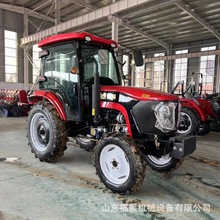 出口型中型904农用旋耕机 四驱80马力拖拉机 704中型水田拖拉机