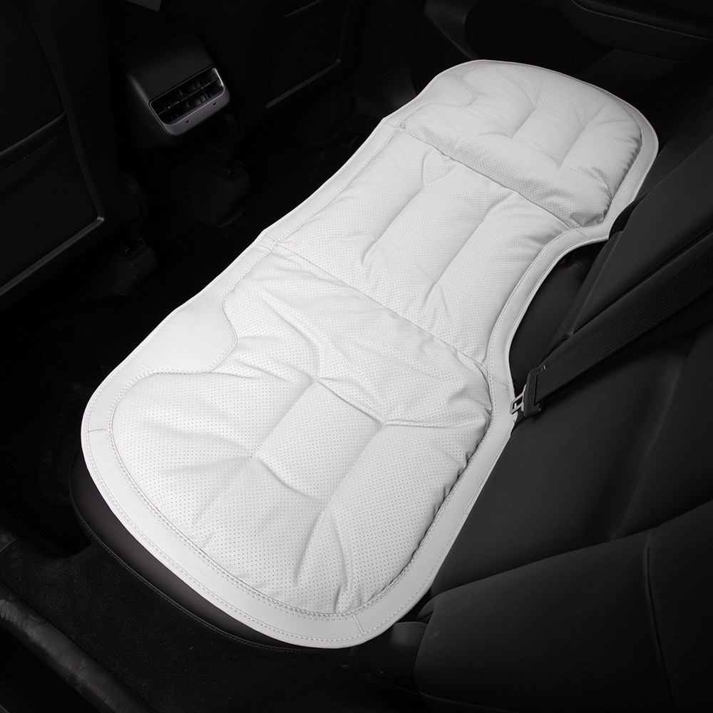 Universal – Seat cushion, seat cover Universal Single Piece Seat - beige-nappa-leatheranti-slip-breathable-rear-seat
