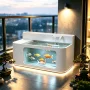 家装过滤流水景观鱼池