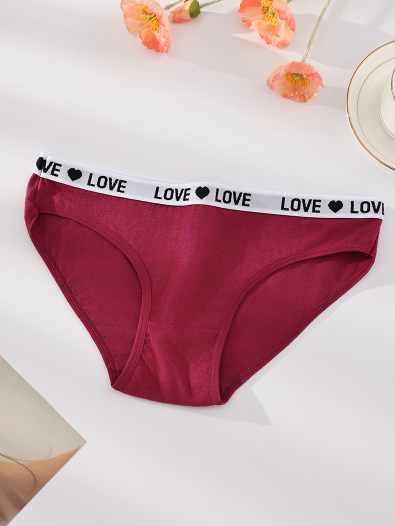 35g Weight Low Waist Panties Waist Briefs Panties Style Panties Lingerie Type Cotton Spandex Fabric Type 1 Piece Quantity Vocabulary Words/Name, Color Block Pattern All Seasons Season Women's Gender Simple Style Style Vocabulary Words/Name Color Block Simple Style Cotton Spandex All Seasons Low Waist Briefs Panties Panties 2