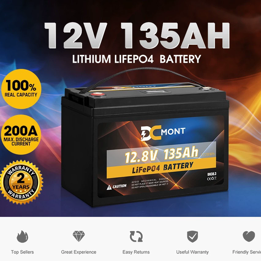 Производитель SOURCE 12,8 V 135AH литиевая железо-фосфатная батарея