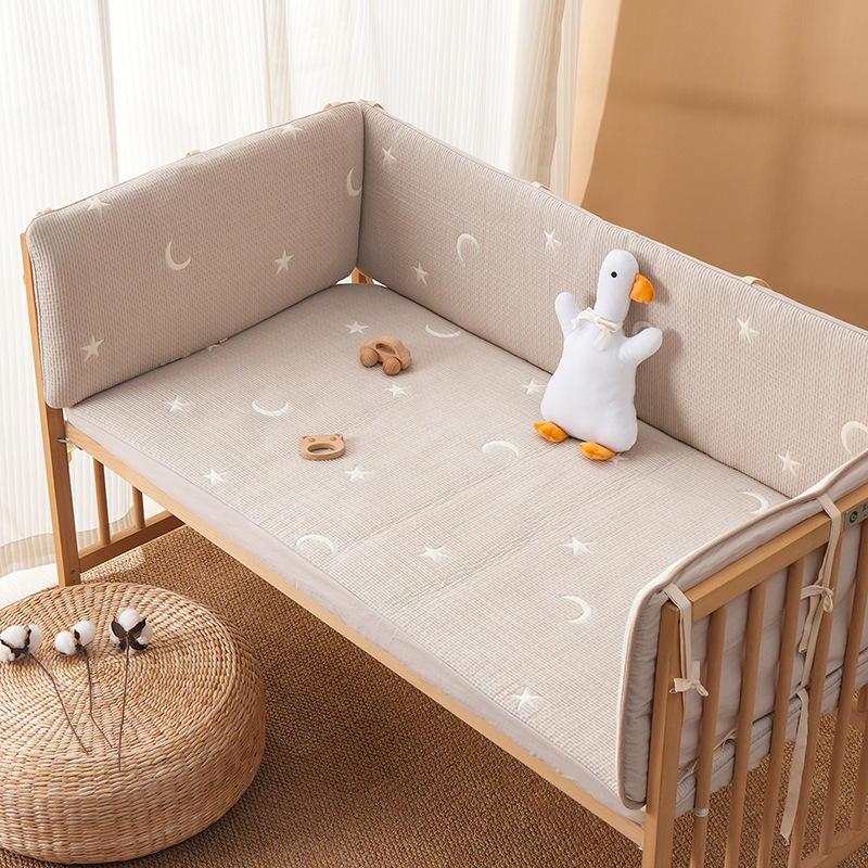 Baby Cotton South Korea Blanket Gauze Class A Mattress Cover Kindergarten Children's Spliced Bed Four Seasons Bed Sheet Mattress