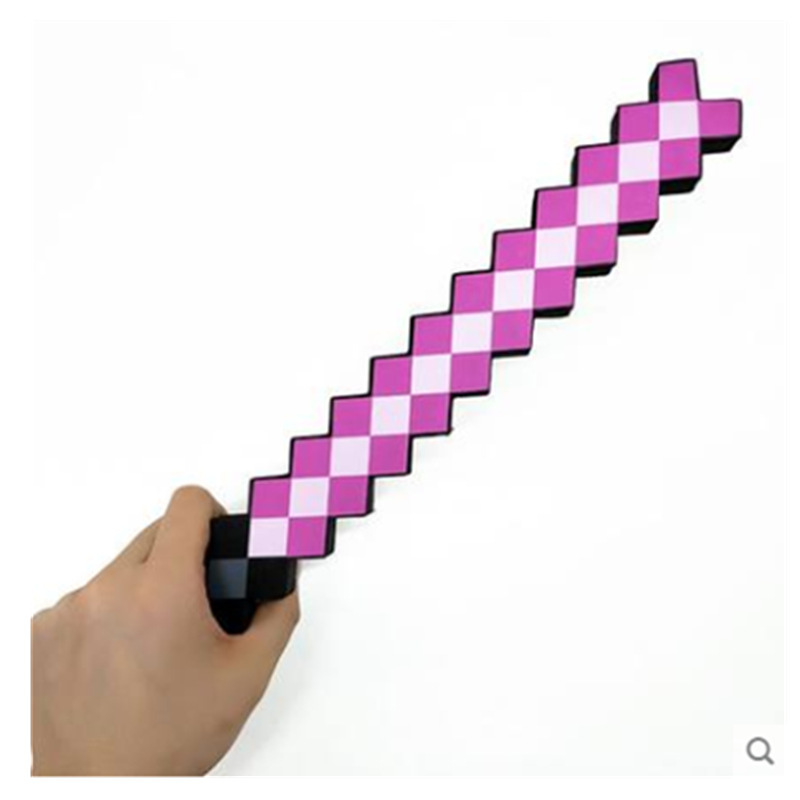 Minecraft nueva espada mi mundo espada anime prop espuma espada mosaico espada modelo de hacha image 9