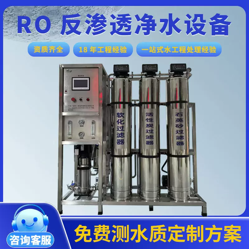 0.25-100吨工业反渗透纯净水设备食品水处理设备EDI超纯水设备