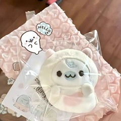 可爱角落生物豆芝麻小海豹挂件毛绒书包包挂饰公仔玩偶超萌少女心