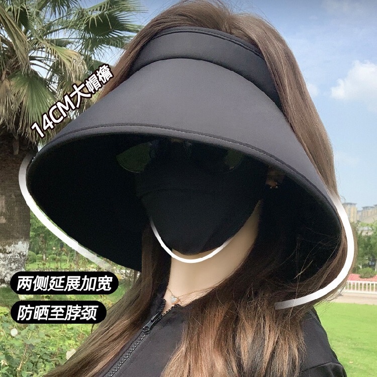 Sun Protection Hat for Women with Large Brim, 2026 New Model, Outdoor Travel Visor Hat, Uv Protection Sun Hat