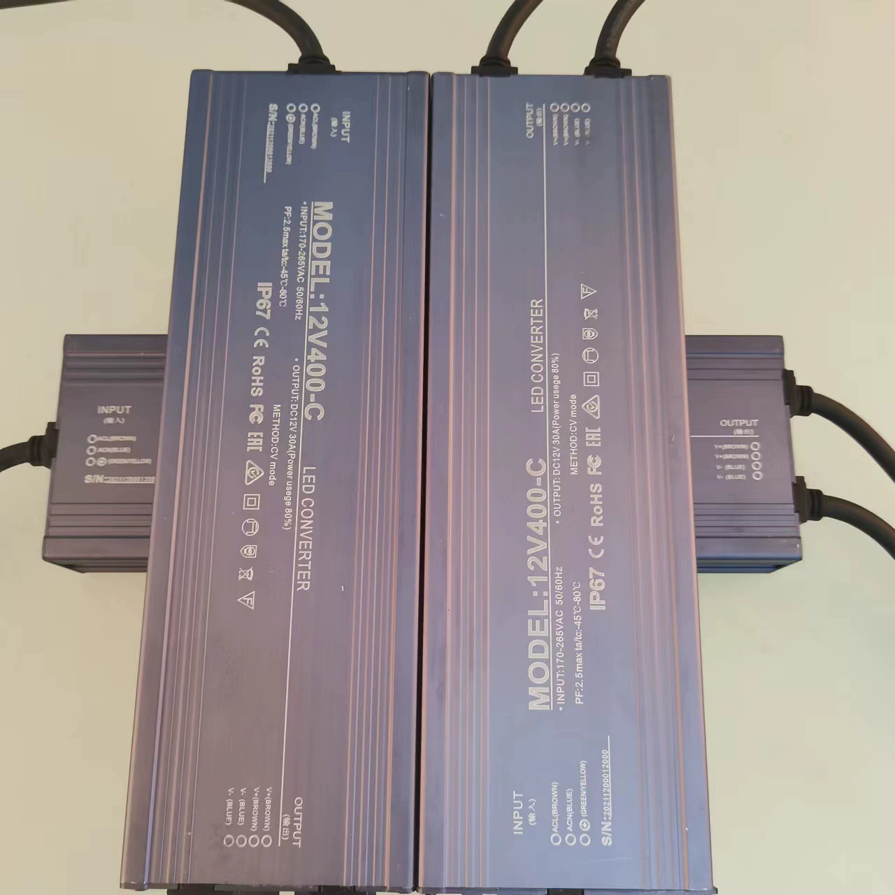 LED водонепроницаемый выключатель, поверочный источник питания, 400W, 12В