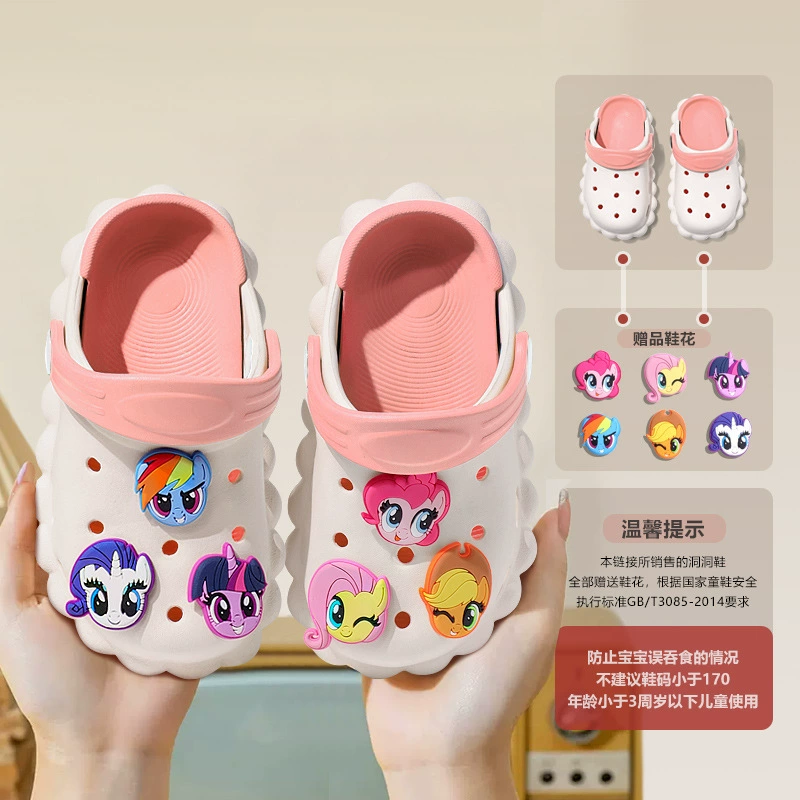 Куточные милые детские сланцы в стиле Crocs с крючком/липучкой?