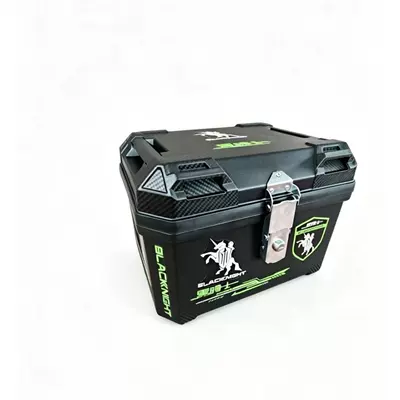 Bikes, Black Knight Trunk, Electric car tail box - black-knight-45-liter-lined-small-sticker-installation-tools-shock-absorbing-base