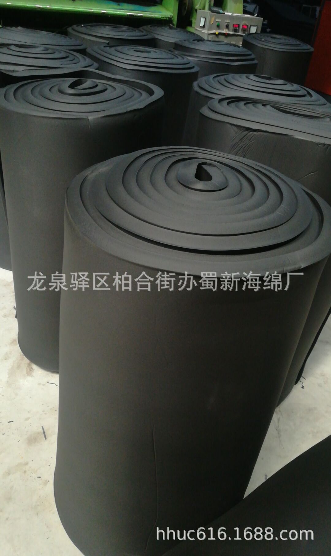 黑色保温棉 阻燃吸音保温泡棉 防护管道保温绵