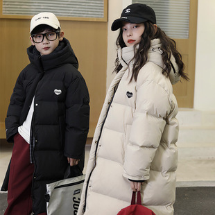 Off-Season Children's down Jacket for Girls, Mid-Length 2025 New Model for Boys, Thickened Warm Children's Clothing for Older Girls