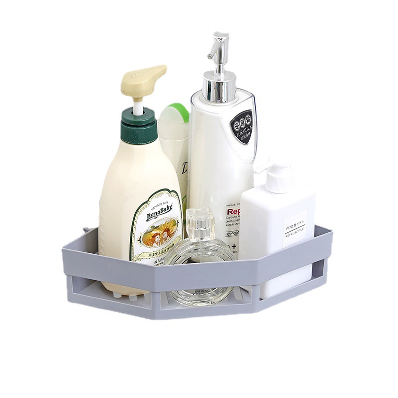 Triángulo de almacenamiento de rack de almacenamiento de baño cocina baño artículos de tocador estante de almacenamiento de trípode