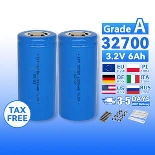 32700 LiFePO4 Battery 6000mAh 3.2V Power Supply