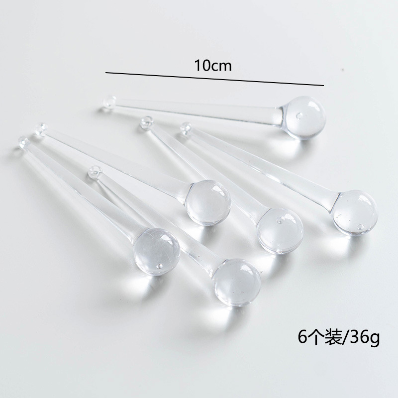 Ins北欧水晶クリスマスツリー装飾ビーズ氷凌水滴雪花ペンダントクリスマス透明雪氷装飾