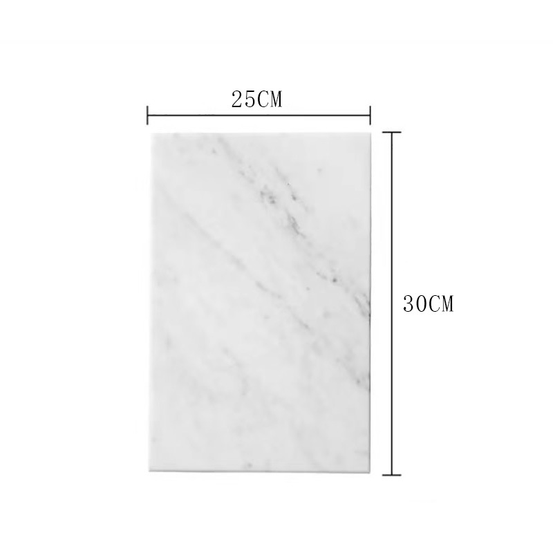 Nórdico ins estilo mármol natural bandeja hogar Mesa almacenamiento bandeja de almacenamiento de alimentos rectangular bandeja de almacenamiento de baño