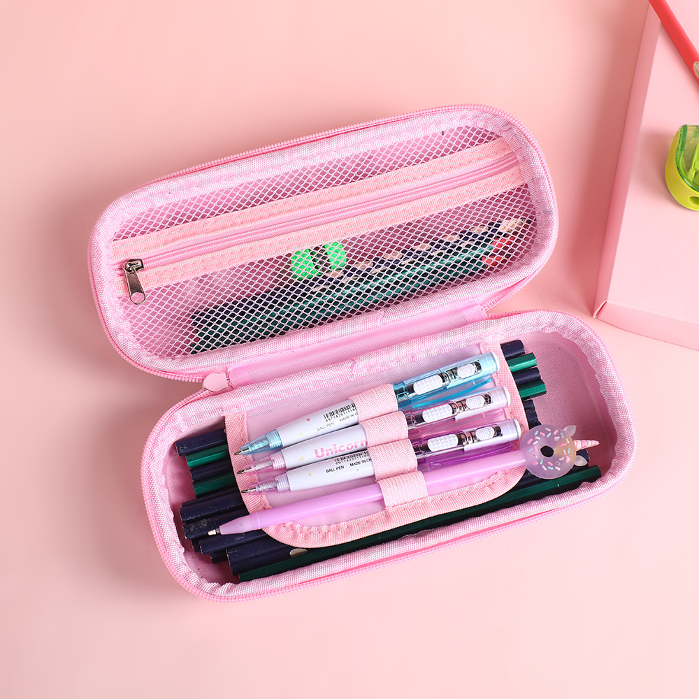 Caja de papelería de dibujos animados, niños lindos, estudiantes, niños y niñas, bolsa de papelería, caja de lápices de gran capacidad, bolsa de lápices tridimensional al por mayor