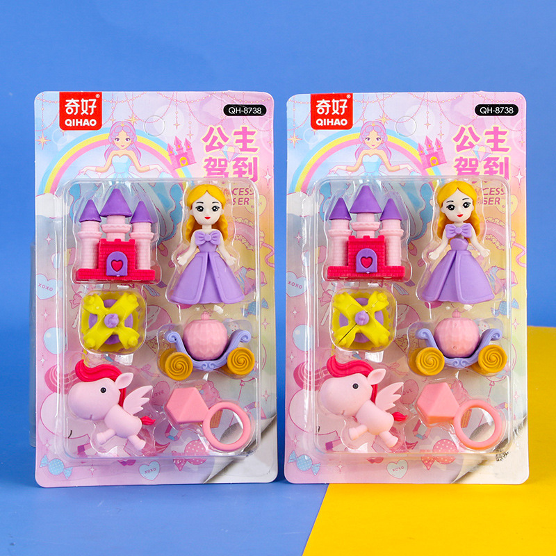 dibujos animados creativos héroes de fuego borracha simulación modelado camión de bomberos borracha desmontable pequeño premio