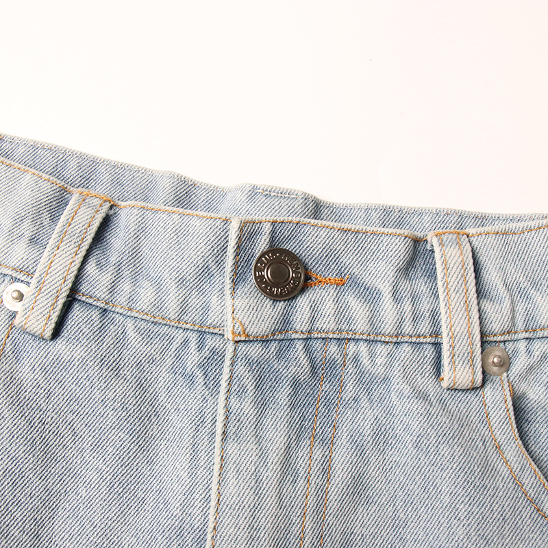 Personality Short Cropped Outfit Slimming Denim Top Hip Wrapped Skirt Diamond Embedded Denim Suit Women