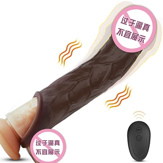 战狼穿戴阳具套硅胶空心阳具男性增大假阴茎充电遥控器具成人用品
