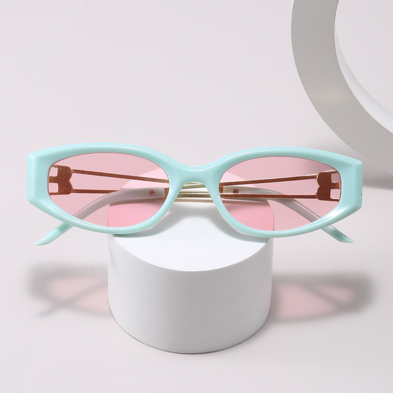 Metal Claw Shaped Temple Wire Sunglasses for Men And Women Outdoor Stylish Versatile New Fashion round Frame UV400 Protection_voghion.com