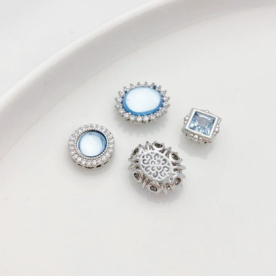loose beads handmade DIY beaded | Zərgərlik ara hissələri