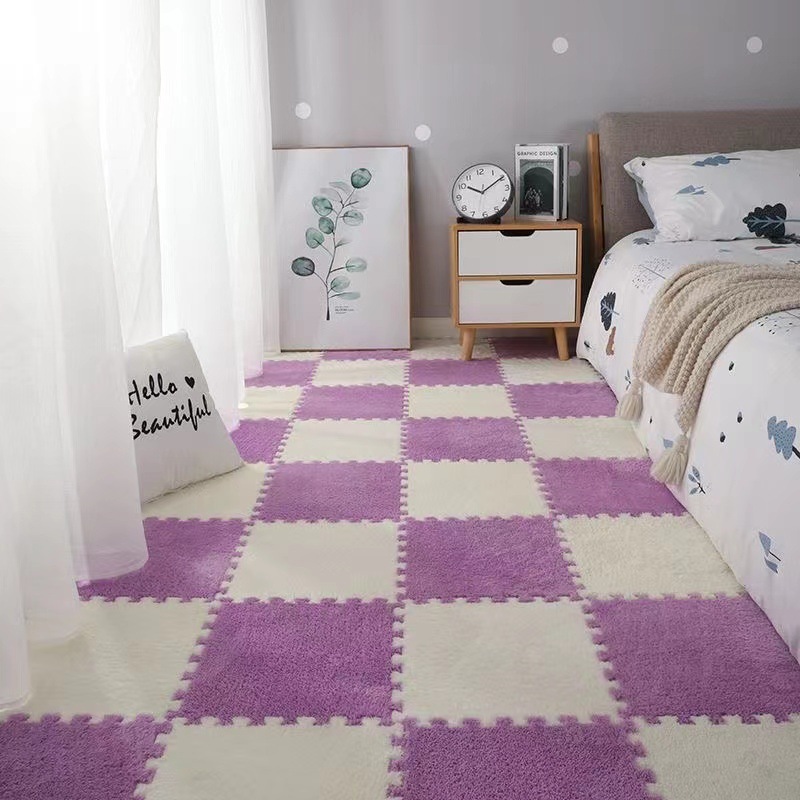 Alfombra de felpa, tapete, manta de costura, tapete, dormitorio, tienda completa, princesa niña, sala de estar, manta de cabecera de área grande, hogar