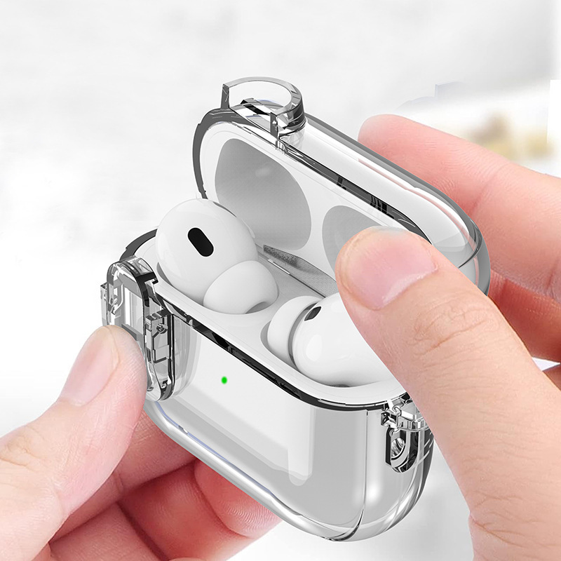 AirPods Pro3 Generation Protective Case, Transparent Airpods4 Generation Suitable for Apple Earphone Case Pro2, Simple and Anti-Fall AirPods Pro3 Generation Protective Case, Transparent Airpods4 Generation Suitable for Apple Earphone Case Pro2, Simple and Anti-Fall