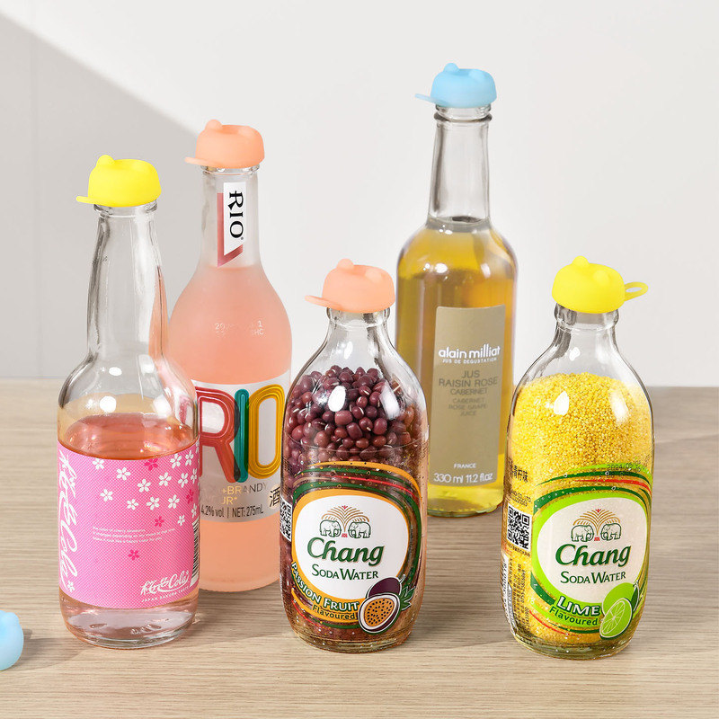 Japanese-Style Sp Soda Bottle Cap Food-Grade Silicone Leak-Proof Cap Party Beverage Bottle Dustproof Plug Straw Sealing Switch Japanese-Style Sp Soda Bottle Cap Food-Grade Silicone Leak-Proof Cap Party Beverage Bottle Dustproof Plug Straw Sealing Switch