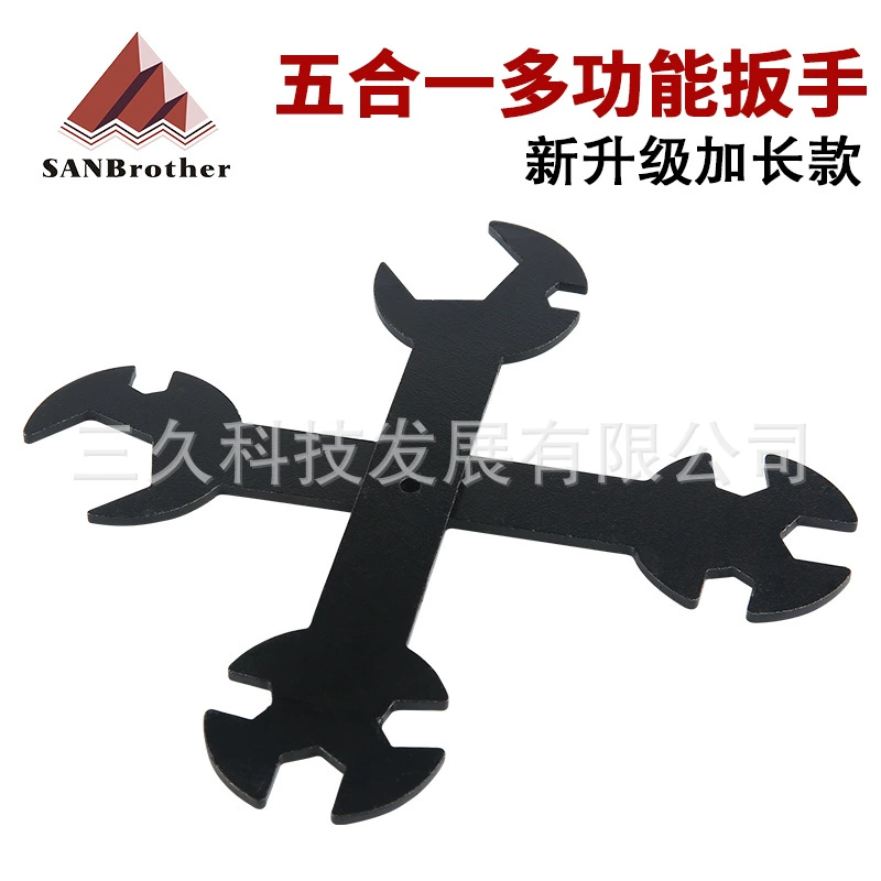 Аксессуары для 3D-принтеров, гравировальный станок с ЧПУ, ключ «пять в одном», подходящий для регулировки различных насадок и нагревательных блоков.