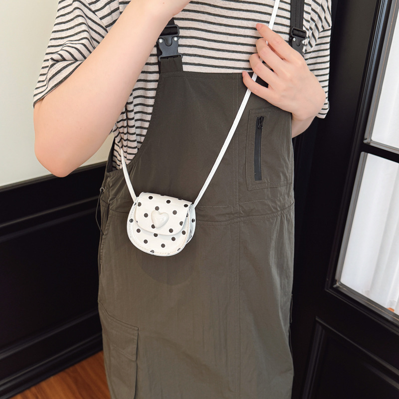 Bolsa de hombro coreana para niñas, onda de aire, dulce cariño, mochila para bebés, nuevo mini bolso de cambio infantil