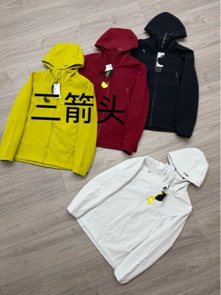 Outdoor D Brand 3D Silicone Fleece-Lined Fashion Casual Sports Hooded Jacket for Men and Women